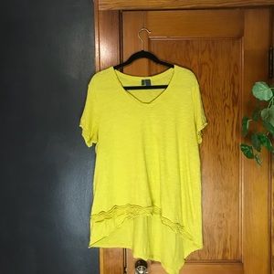 Left of Center Mustard Top